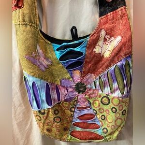 Hobo style crossbody bag